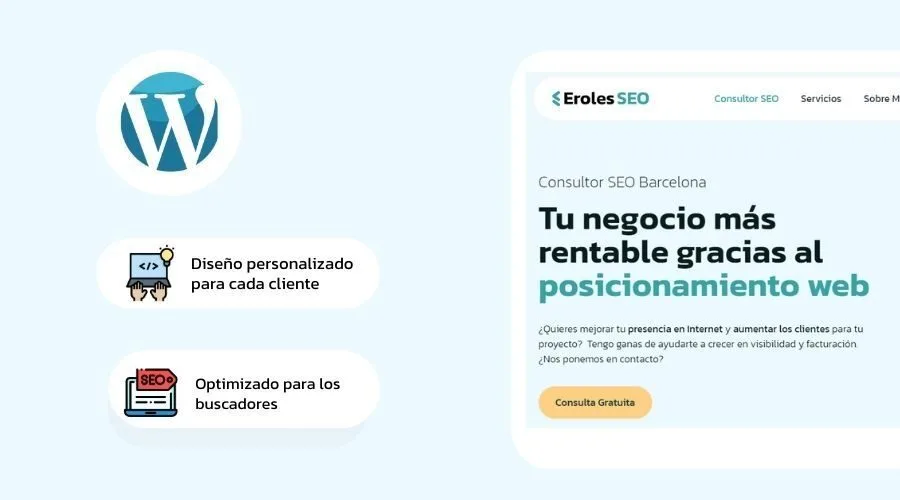 Diseñador Web WordPress Barcelona