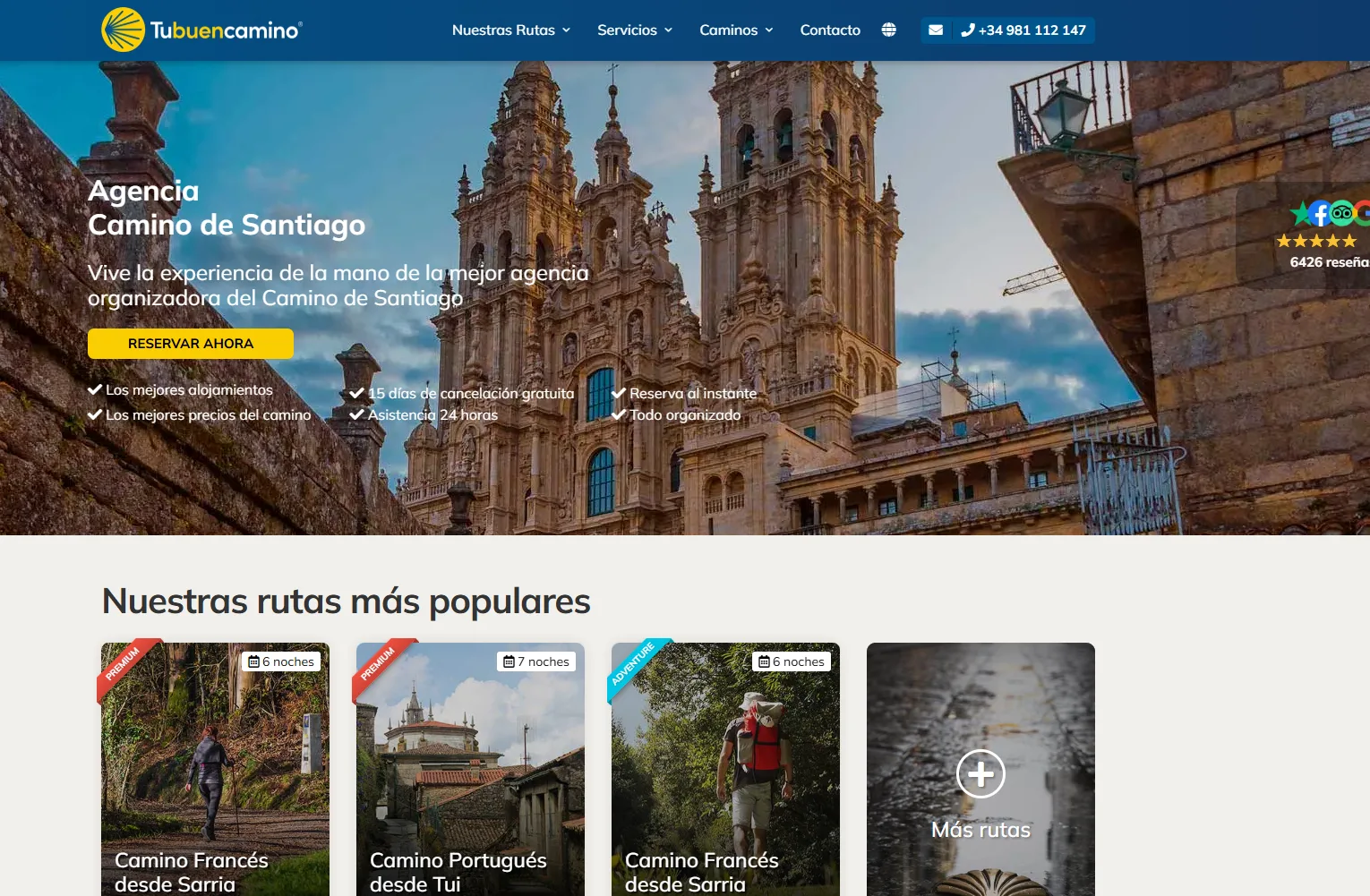 Tubuencamino — crecimiento exponencial en 3 años